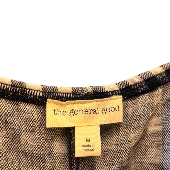 The General Good Gingham Bodycon Fitted Blue Sleeveless Dress - Picture 5 of 8